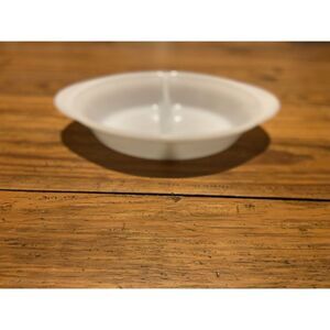 Vintage 8 1/2" X 12 Glasbake Divided‎ Casserole Dish Milk Glass J-289 GOOD